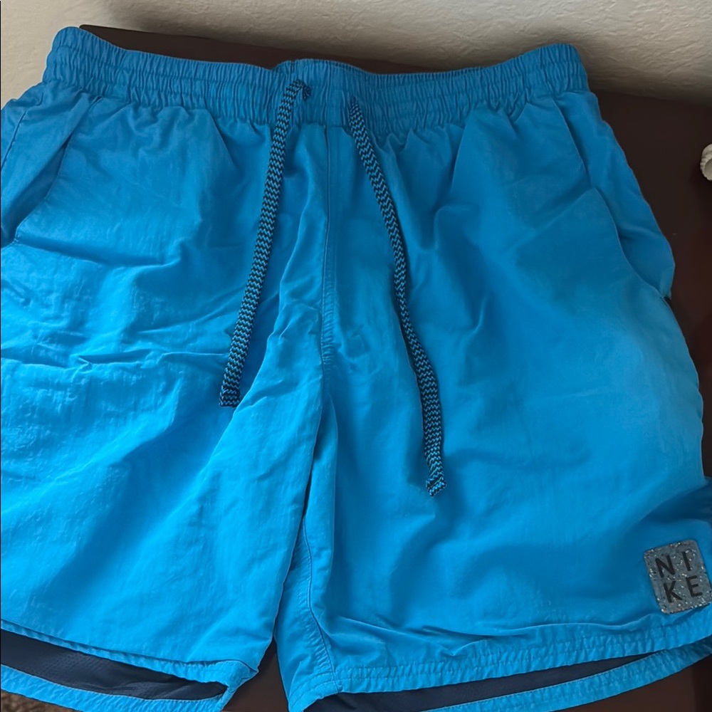 Nike Blue Athletic Shorts